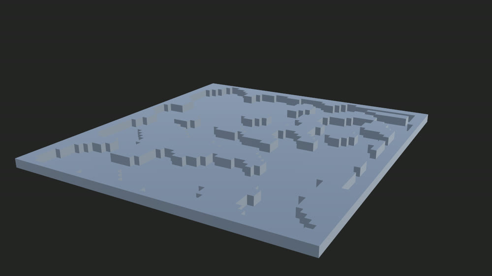 A generated organic cave dungeon
